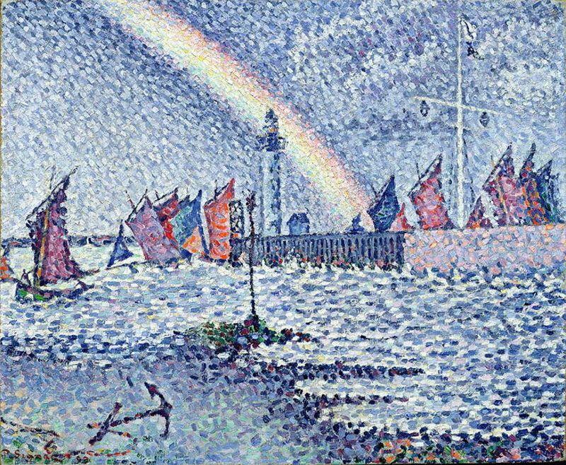Paul Signac Entrance to the Port of Honfleur oil painting picture